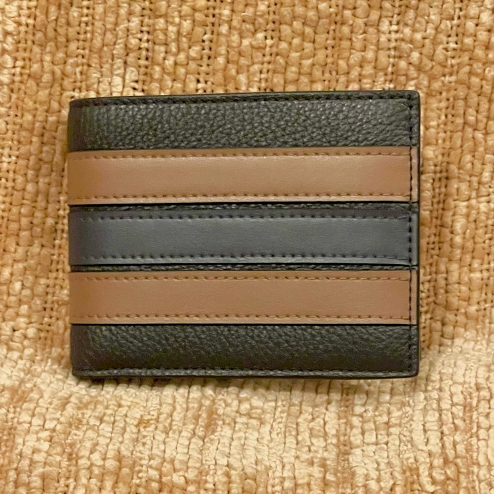 BUNDLE Coach Varsity Stripe Backpack & Wallet, NWTs - Picture 7 of 16